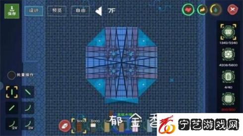 创造与魔法星湛竞技场设计 星湛竞技场平面设计图纸